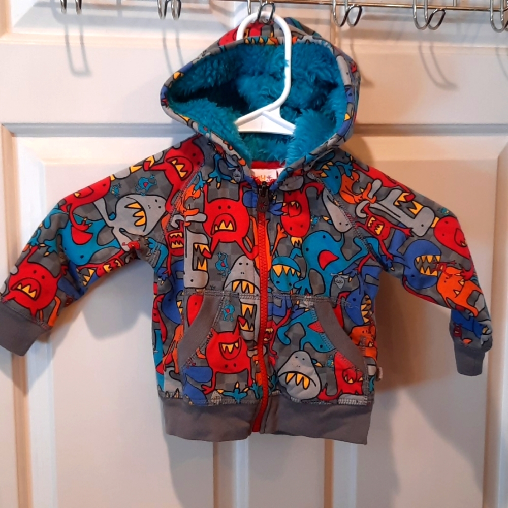 Truly Scrumptious by Heidi Klum Toddler Monster Print Sweatshirt size 12months